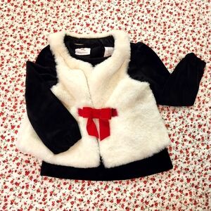 Tommy Bahama 2T plush top and furry vest‎ set